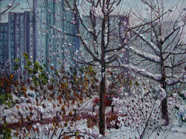 Original Realism Landscape Painting by Olga Knezevic