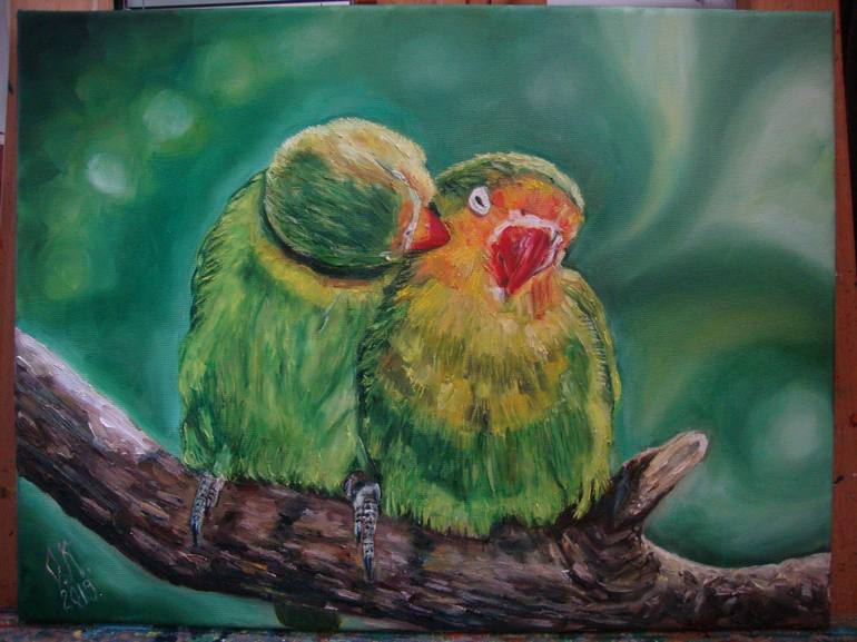 Original Realism Animal Painting by Olga Knezevic