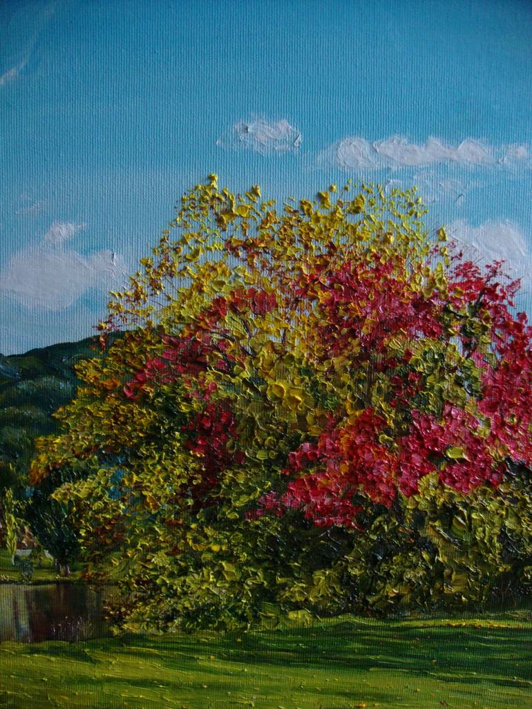 Original Landscape Painting by Olga Knezevic