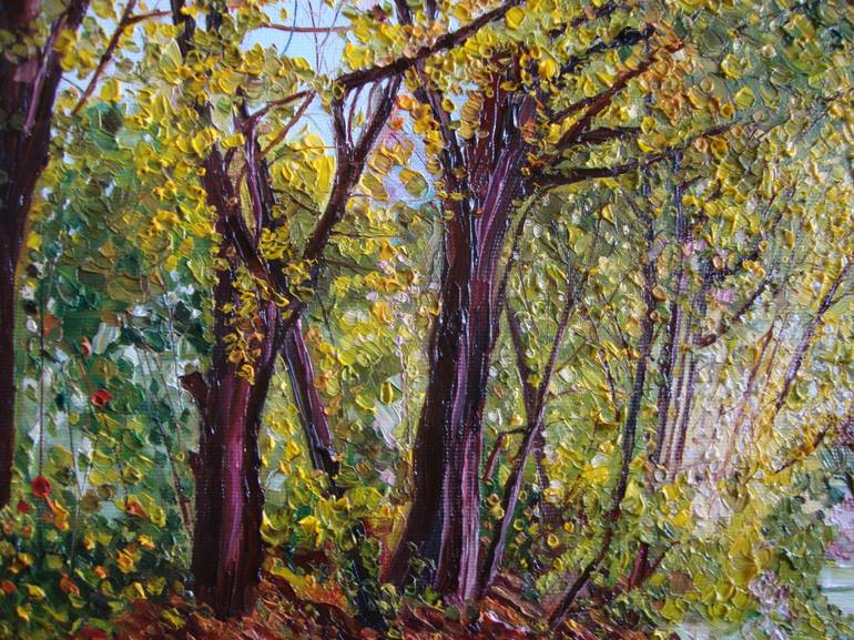 Original Fine Art Landscape Painting by Olga Knezevic