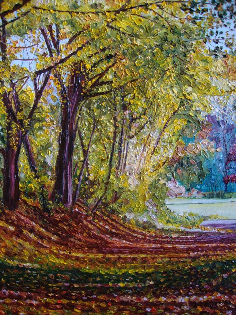 Original Fine Art Landscape Painting by Olga Knezevic