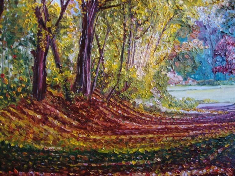 Original Fine Art Landscape Painting by Olga Knezevic