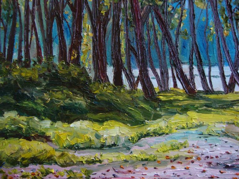 Original Realism Landscape Painting by Olga Knezevic