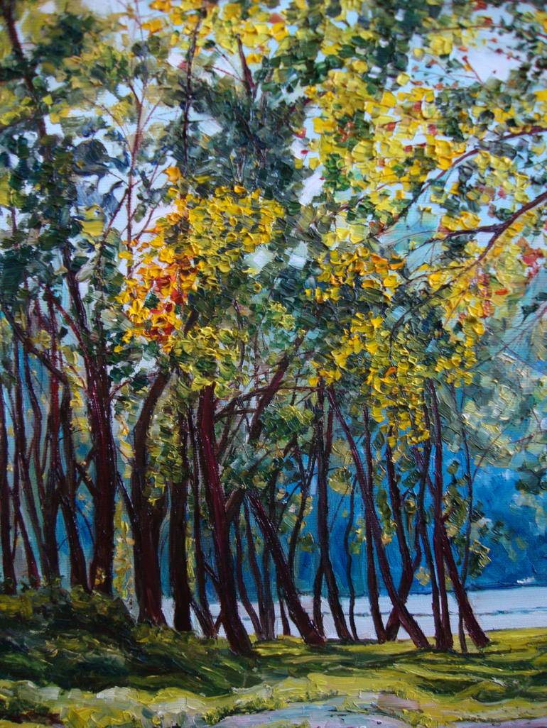 Original Realism Landscape Painting by Olga Knezevic