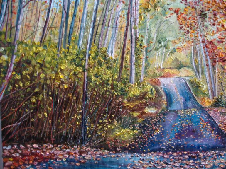 Original Realism Landscape Painting by Olga Knezevic