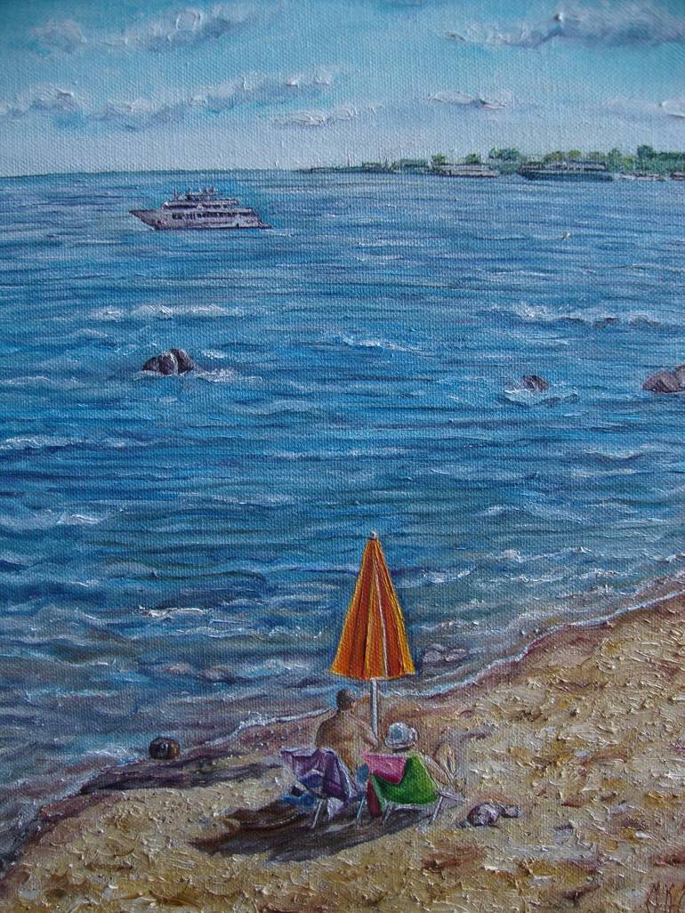 Original Seascape Painting by Olga Knezevic