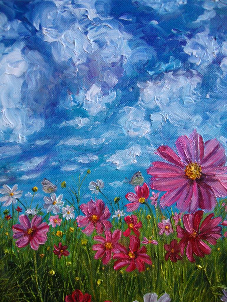 Spring day Painting by Olga Knezevic | Saatchi Art