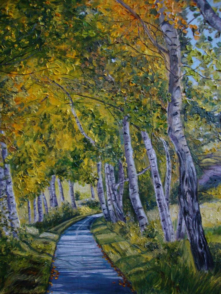 Original Realism Nature Painting by Olga Knezevic