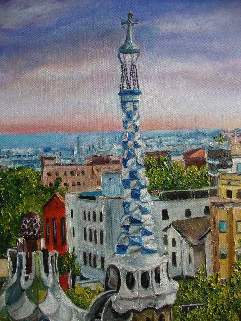 Original Realism Architecture Painting by Olga Knezevic