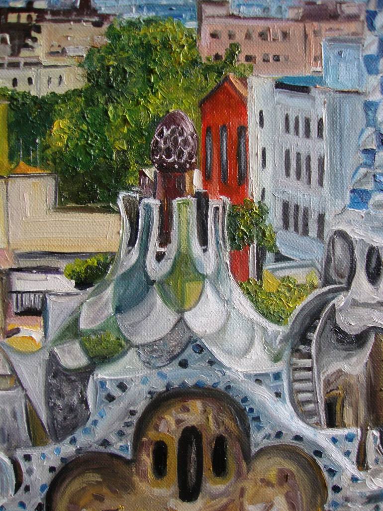 Original Realism Architecture Painting by Olga Knezevic