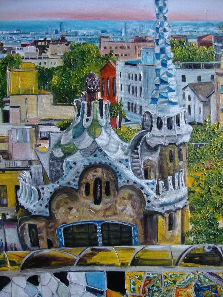 Original Realism Architecture Painting by Olga Knezevic