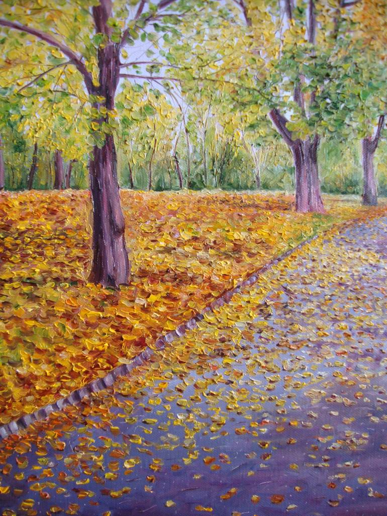 Original Realism Landscape Painting by Olga Knezevic