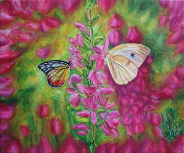 Original Garden Paintings by Olga Knezevic