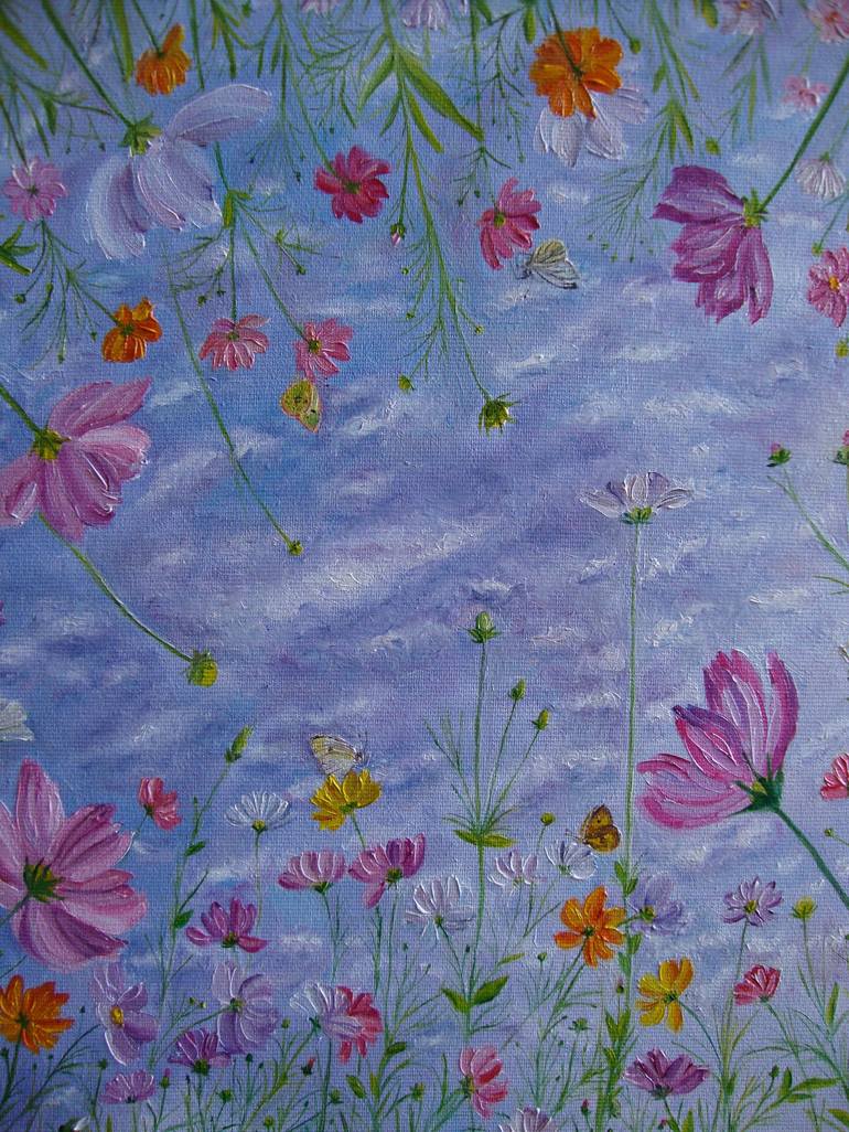 Original Floral Painting by Olga Knezevic