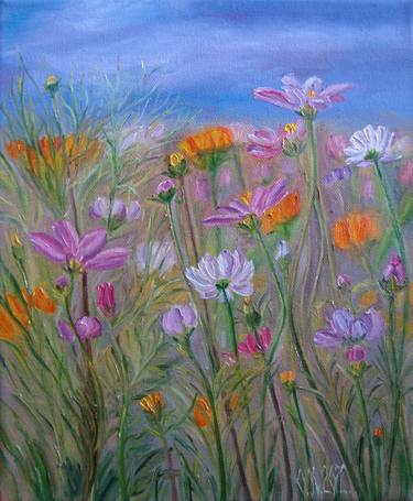 Print of Floral Paintings by Olga Knezevic