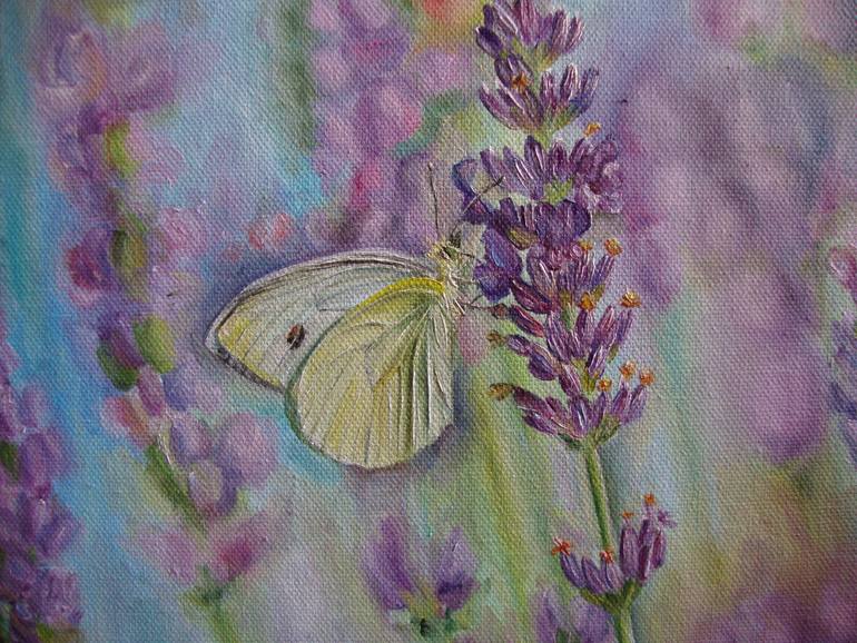Original Realism Floral Painting by Olga Knezevic