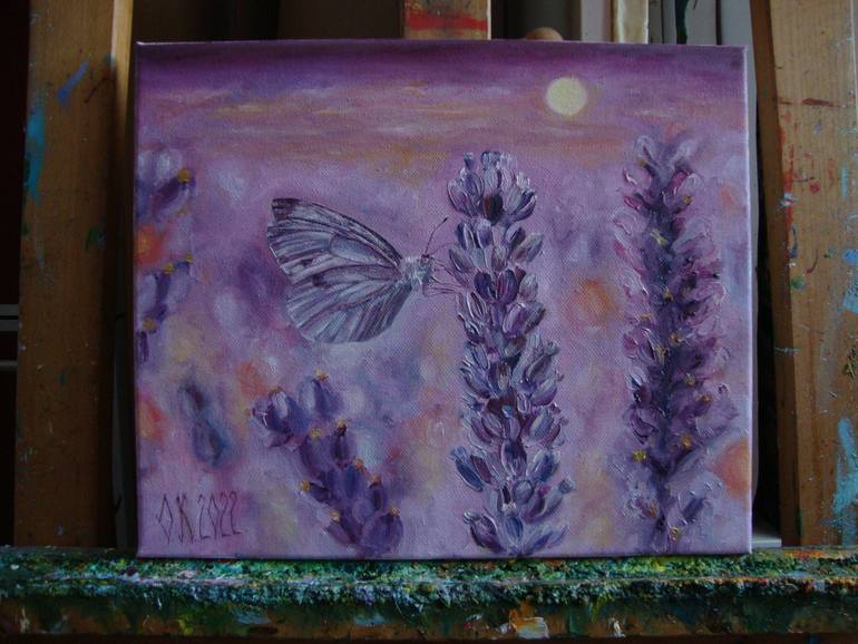 Original Realism Floral Painting by Olga Knezevic