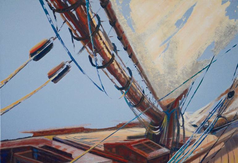 Original Figurative Seascape Painting by Diana Kirova