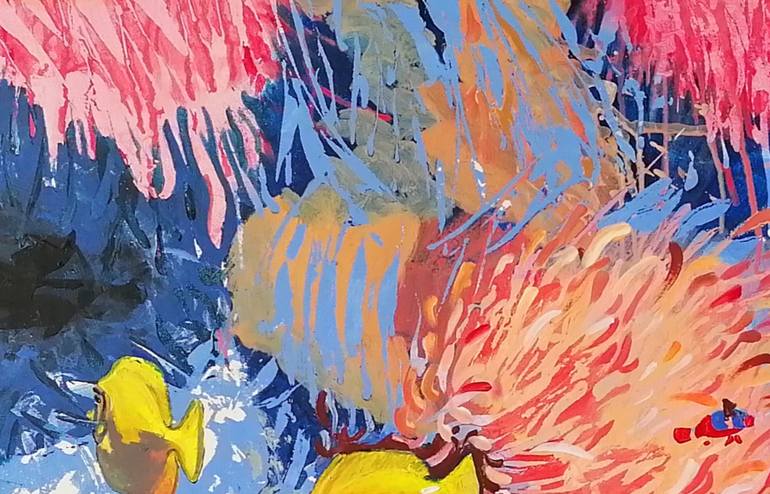 Original Expressionism Nature Painting by Diana Kirova