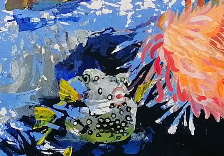 Original Expressionism Nature Painting by Diana Kirova