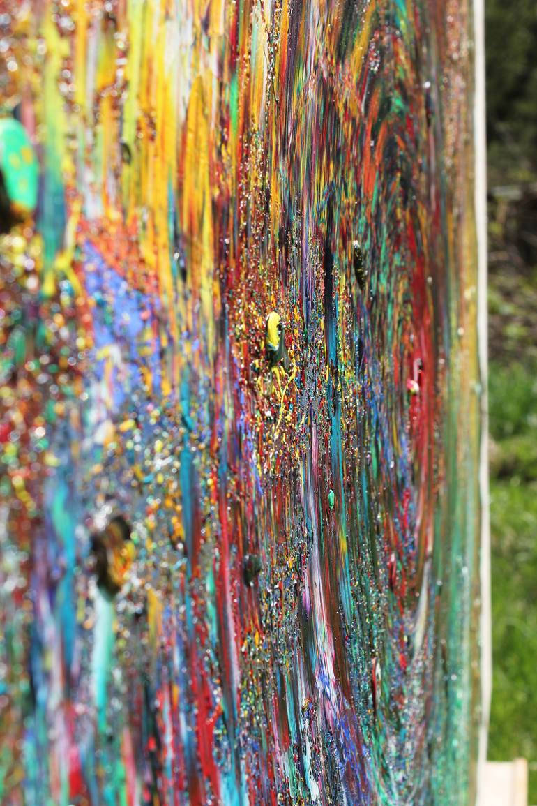 Original Abstract Expressionism Abstract Painting by Myron Kataran