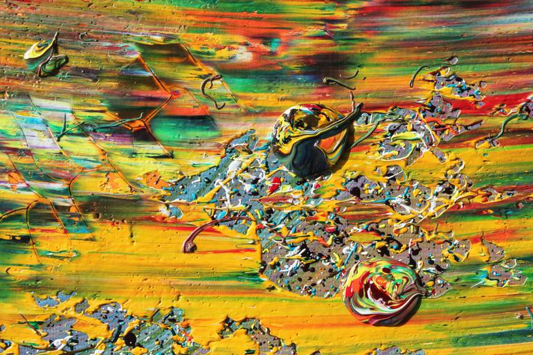 Original Abstract Expressionism Abstract Painting by Myron Kataran