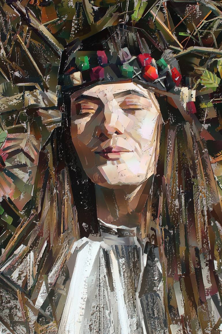 Original Conceptual Women Painting by Myron Kataran