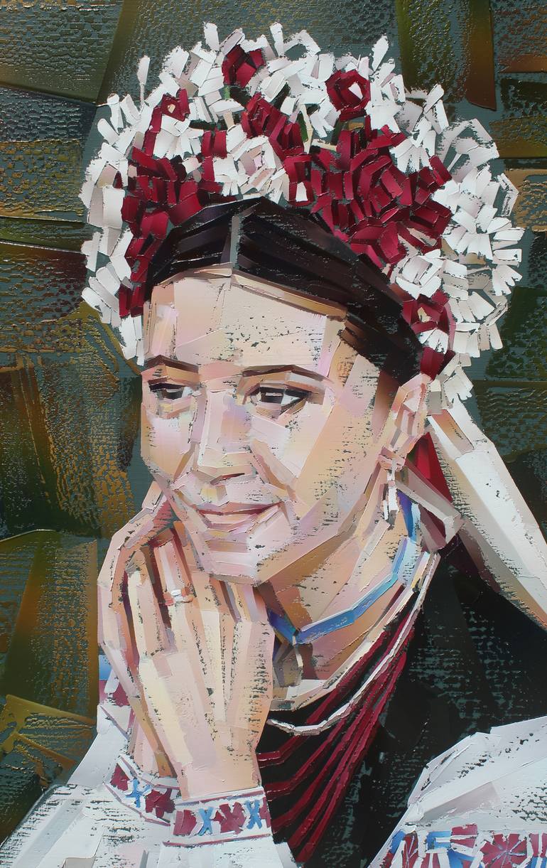 Original Conceptual Women Painting by Myron Kataran