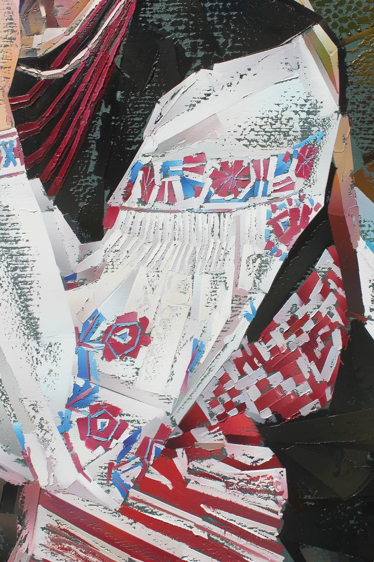 Original Conceptual Women Painting by Myron Kataran