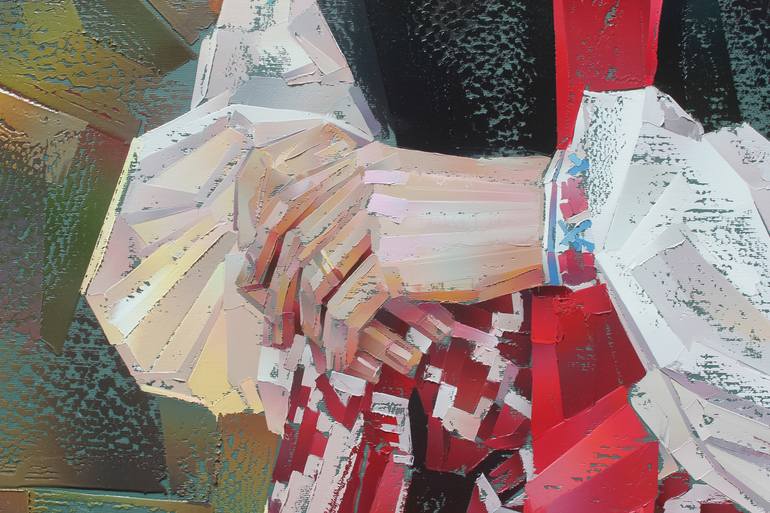Original Conceptual Women Painting by Myron Kataran