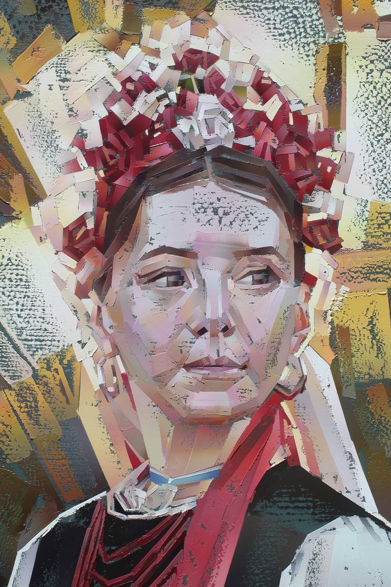Original Conceptual Women Painting by Myron Kataran