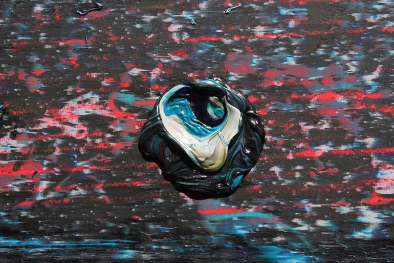 Original Conceptual Abstract Painting by Myron Kataran