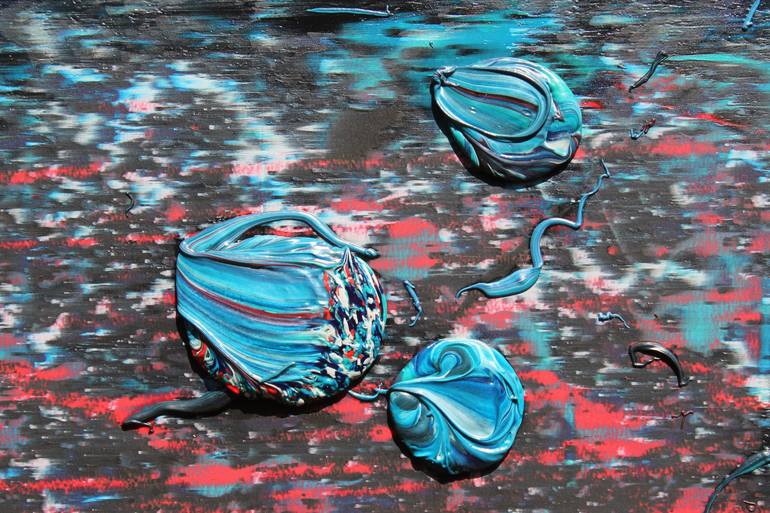 Original Conceptual Abstract Painting by Myron Kataran