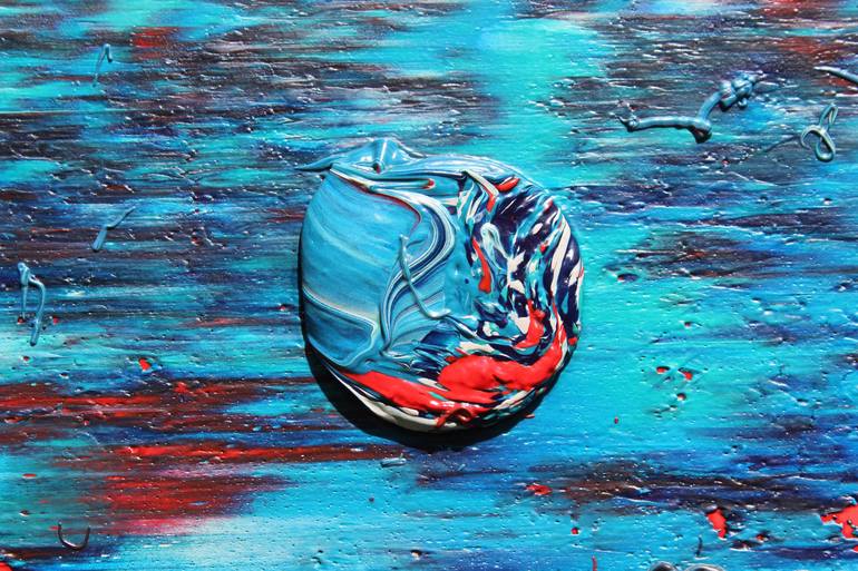 Original Conceptual Abstract Painting by Myron Kataran