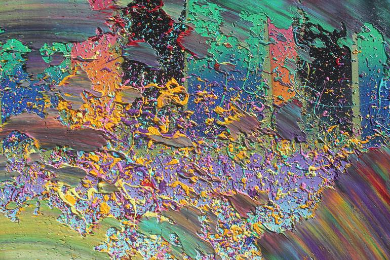 Original Conceptual Abstract Painting by Myron Kataran