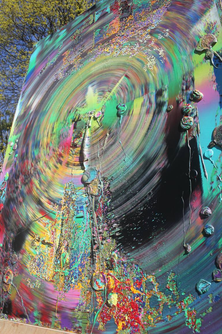 Original Conceptual Abstract Painting by Myron Kataran
