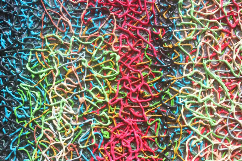 Original Conceptual Abstract Painting by Myron Kataran