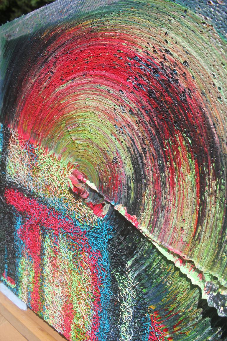 Original Conceptual Abstract Painting by Myron Kataran