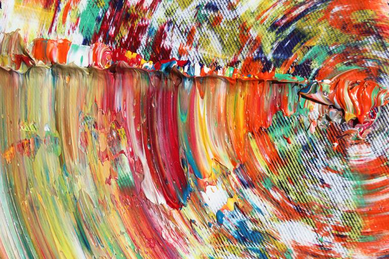 Original Abstract Expressionism Fantasy Painting by Myron Kataran