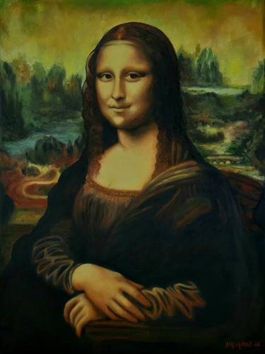 Mona Lisa ( Gioconda ) Leonardo da Vinci - reinterpretation thumb