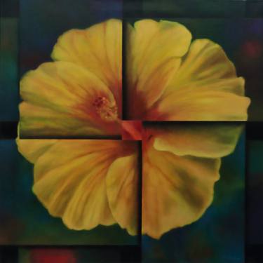 Print of Conceptual Floral Paintings by Enriquillo Amiama