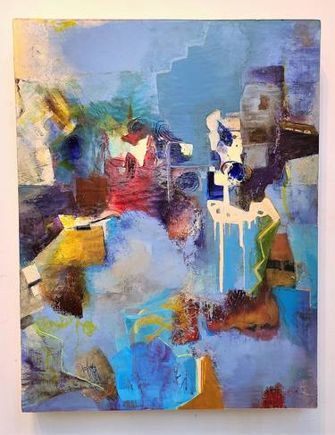 Original Abstract Expressionism Abstract Painting by Alan Soffer