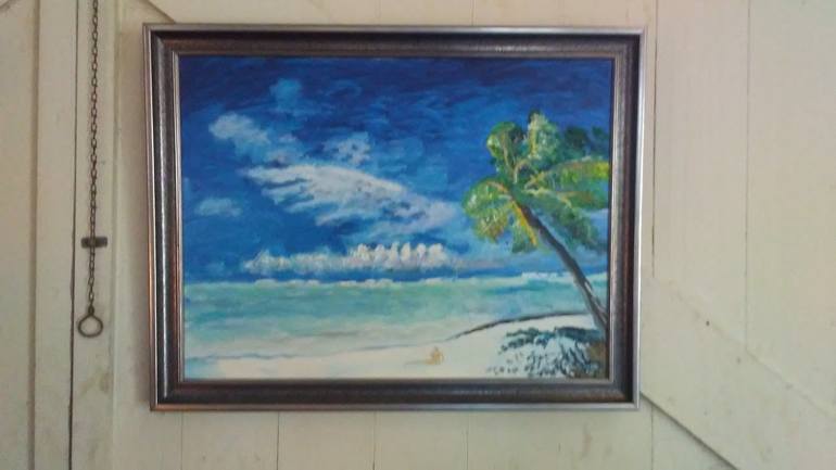 Original Impressionism Beach Painting by William Brown