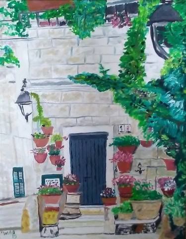 Original Impressionism Architecture Paintings by William Brown