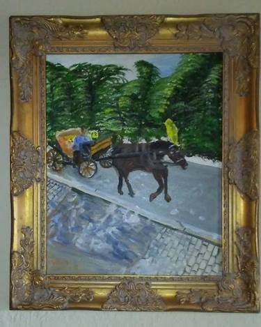 Original Impressionism Horse Paintings by William Brown