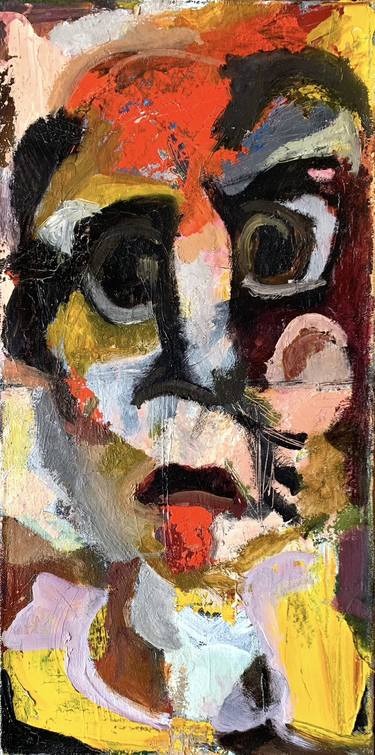 Original Abstract Expressionism Portrait Paintings by Paolo Amoretti