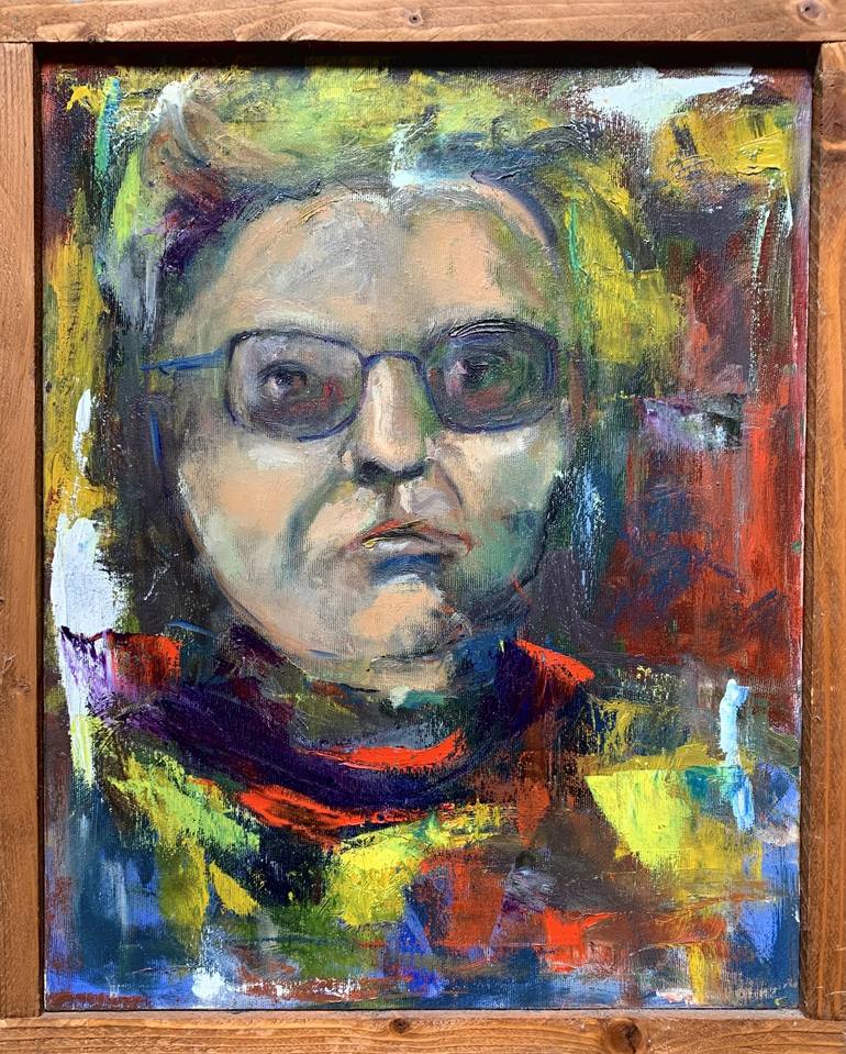 Original Portrait Painting by Paolo Amoretti