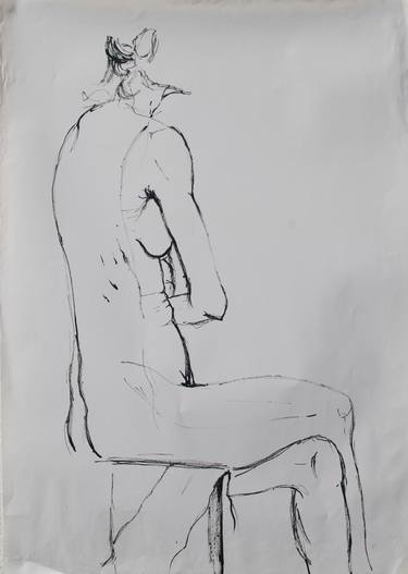 Original Nude Drawings by Clara Almada