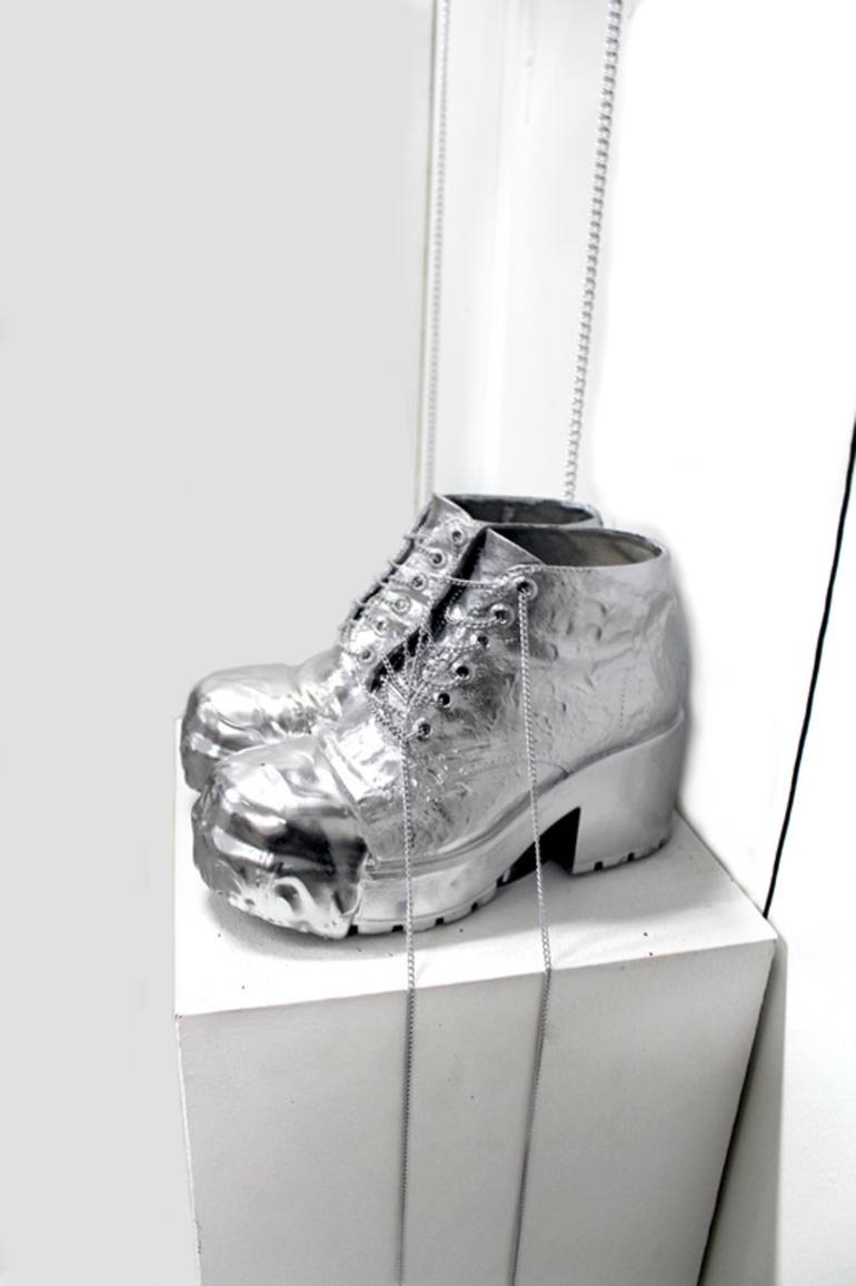 vagabond silver boots