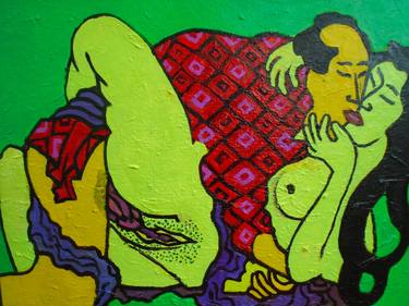 Original Erotic Paintings by John Corkery